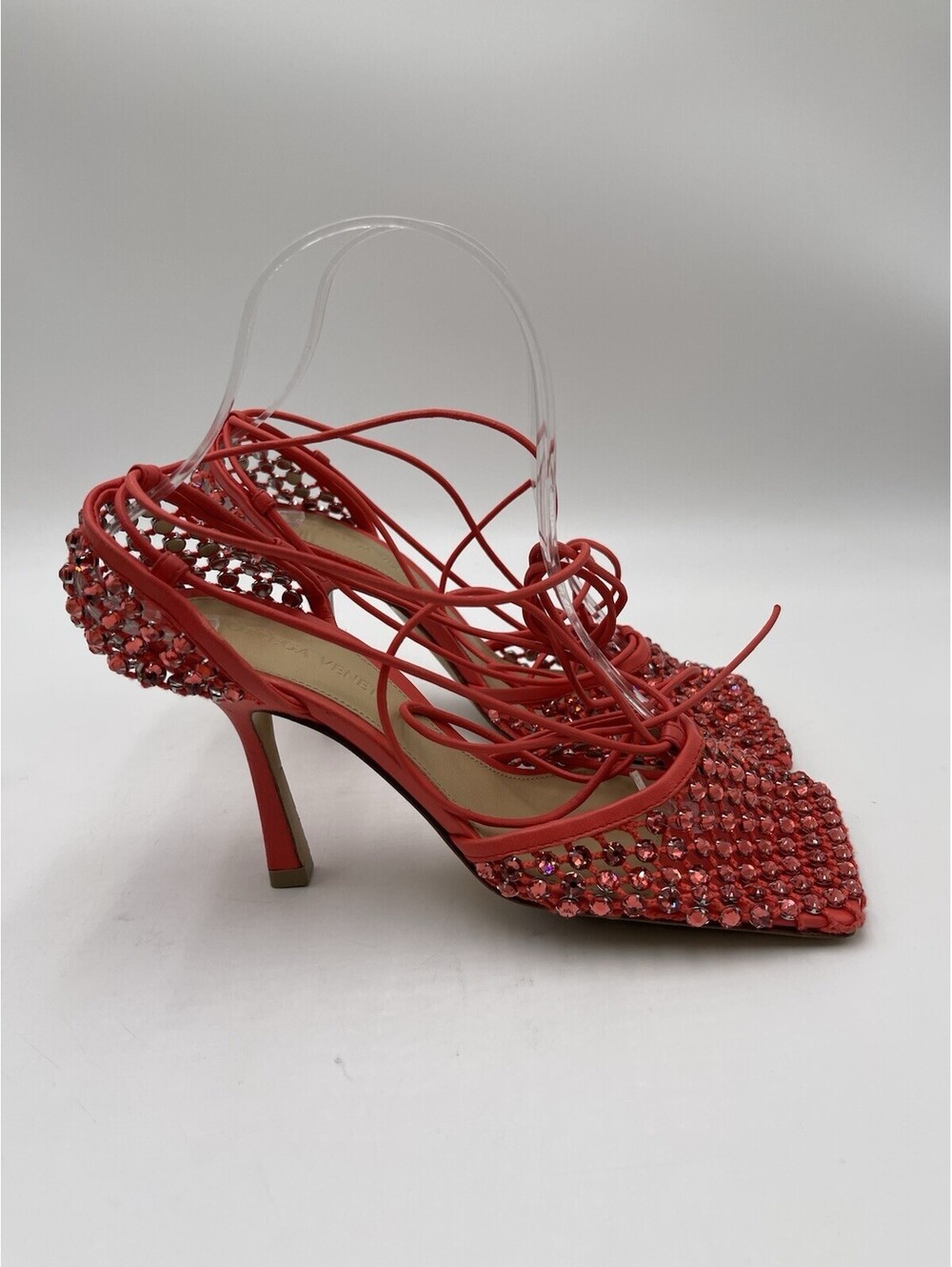 BOTTEGA VENETA Womens Coral Square Toe Stiletto Slip On Pumps Shoes 36